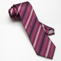 Lilac Multi Pin Stripe-Silk Tie