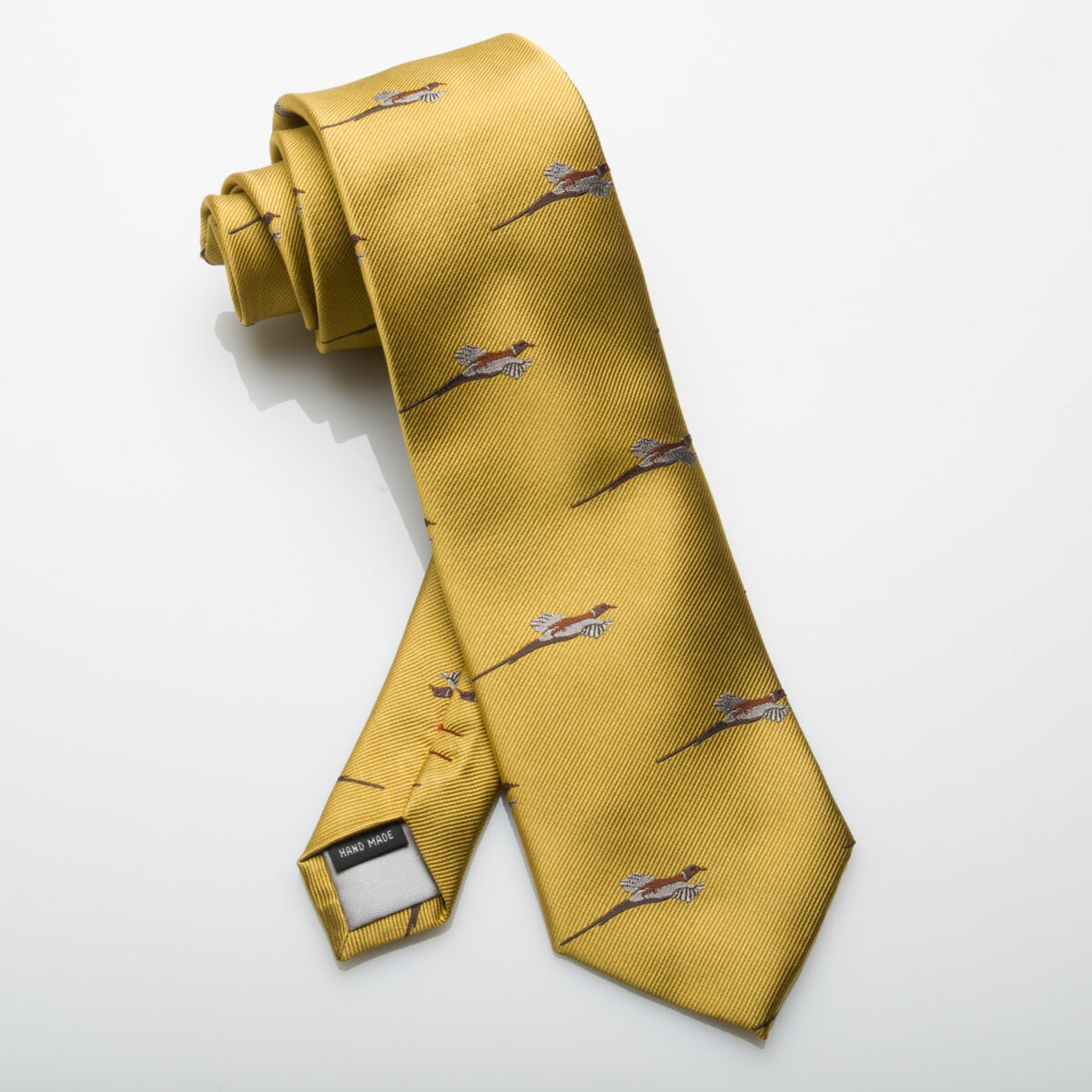Pure Woven Silk Gold Country Style Tie Pure Woven Silk Gold Country Style Tie