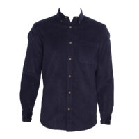 Taylor & HuntNavy Baby Cord Relaxed Fit Button Down Long Sleeve Shirt With Horn Buttons 913361035