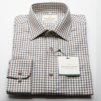 Tattersall Cream multi check