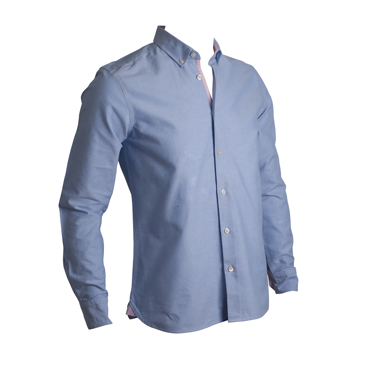 Taylor & Hunt Sky blue relaxed fit oxford casual long sleeve shirt