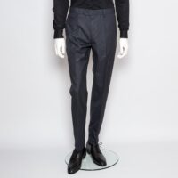 Taylor & Hunt Charcoal Prince of Wales Check Tailored fit Trouser - Image 1