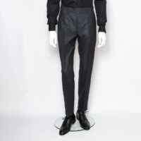 Taylor & Hunt Charcoal Prince of Wales Check Tailored fit Trouser - Image 3