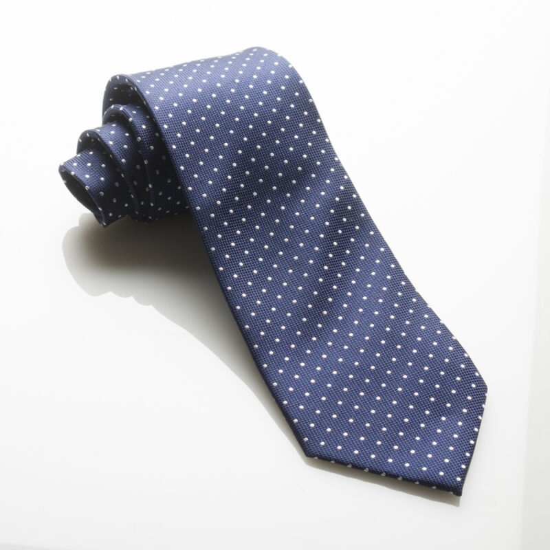 Taylor & Hunt Tie Silver Spot