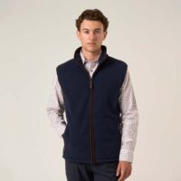 Taylor & Hunt Fleece Gilet in Navy