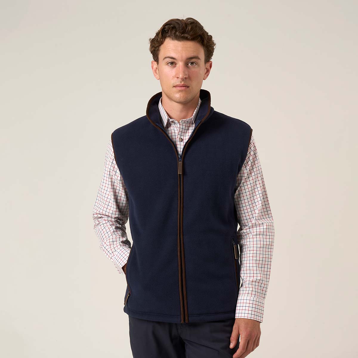 Taylor & Hunt Fleece Gilet in Navy