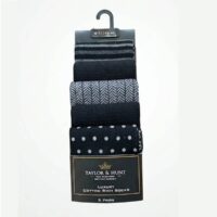 Taylor & Hunt Mens Cotton Rich Socks Pack of 5